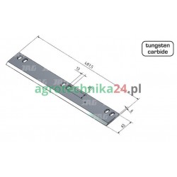 Nóż walca zrywacza MWS New Holland 84499693