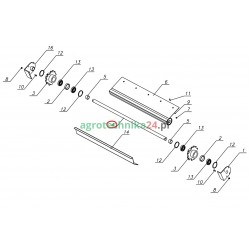 Oś dolna prasy Unia 5595/041-01-701