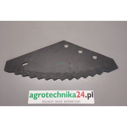 Nóż paszowozu Metal-Fach 557x215x6, utwardzony MWS