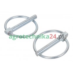 Zawleczka składana z kółkiem 6x45 mm LP6KR