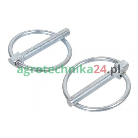 Zawleczka składana z kółkiem 6x45 mm LP6KR