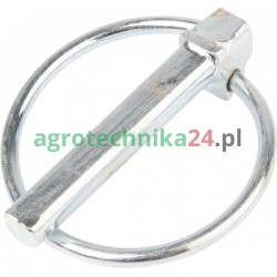 Zawleczka składana z kółkiem 8x45 mm LP8KR