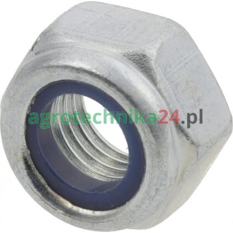 Nakrętka sześciokątna samohamowna DIN985 ocynk 7/16 cal