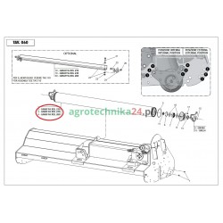 Wał wsporczy mulczera Giraffa XXL Maschio Gaspardo M30421602R