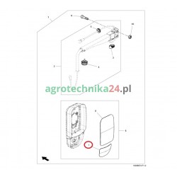 Szkło lusterka Massey Ferguson ACP1005950