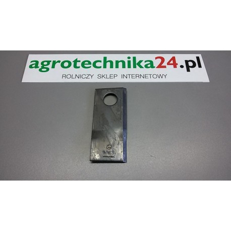 Nożyk kosiarki 112x48x4 skośny lewy