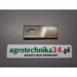 Nożyk kosiarki 134x55x4 skośny prawy