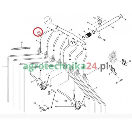 Wąż powietrzny śr.40mm Väderstad 609882