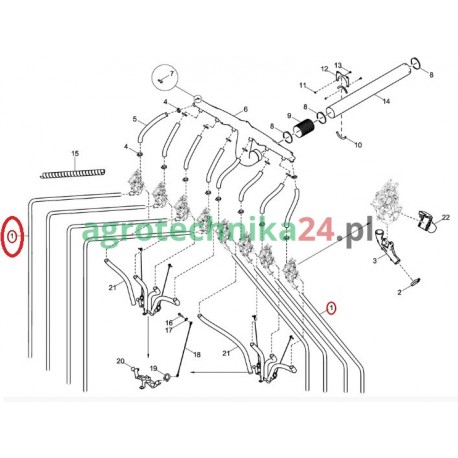 Wąż powietrzny śr.40mm Väderstad 609882