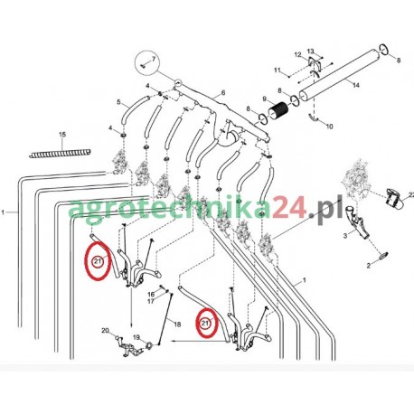 Wąż powietrzny śr.32mm Väderstad 609882