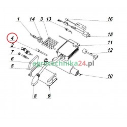 Kabel zasilający silnik elektryczny 1m Unia 30285055
