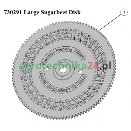 Tarcza do buraka siewnika punktowego SKY Sonic 550116