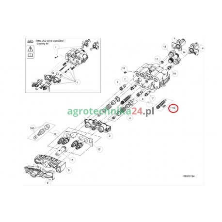Sprężyna zaworu Ergo M. OCPB 4501272