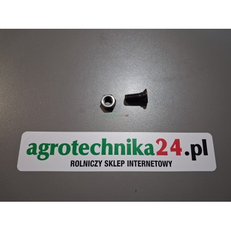 Śruba płużna 2-noskowa z łbem owalnym M12x30 1230COP025