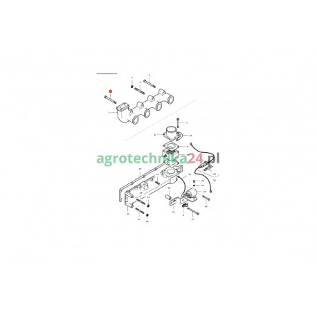Śruba sześciokątna M10x110 Massey Ferguson V529801960