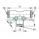 Trójnik wtykowy T, 12 mm TC12P
