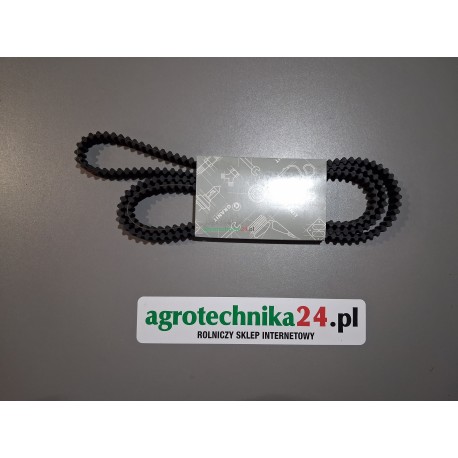 Pas obustronnie zębaty 2000x16 mm DS8M200016