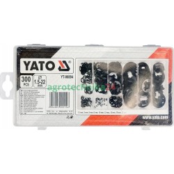 Zestaw 300 zawleczek typu E mix rozmiarów YATO YT-06884