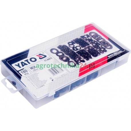 YATO YT-06878 ZESTAW PRZELOTEK GUMOWYCH 180 SZT