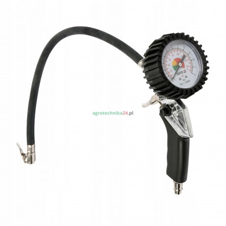 Pistolet do pompowania Yato z manometrem aluminiowy 40 cm