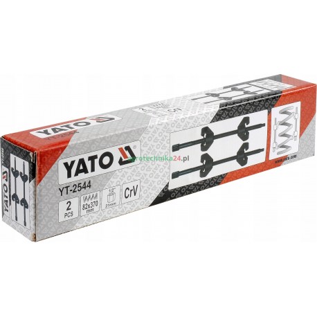 Ściągacze do sprężyn 82x370mm 2 szt Yato YT-2544
