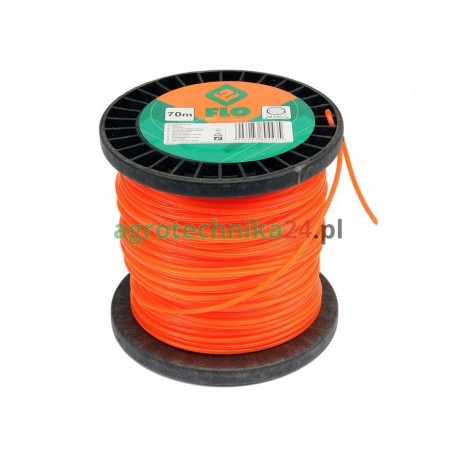 Żyłka tnąca kwadratowa 2.6mm x 70m do Kosy FLO