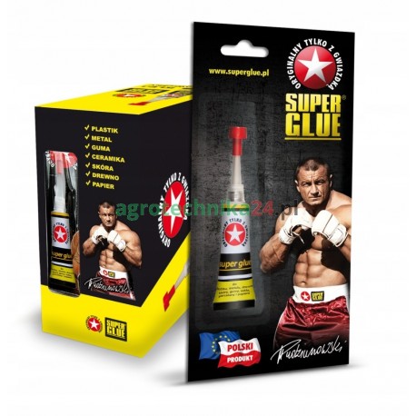 Klej cyjanoakrylowy Super Glue 12 sztuk bezbarwny 2 ml