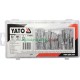 Komplet sworzni z łbem i otworem Yato YT-06786