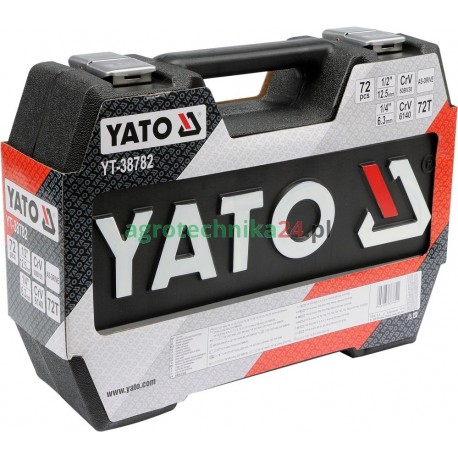 Yato klucze nasadowe zestaw kluczy nasadowych nasadki 72el YT-38782 Torx