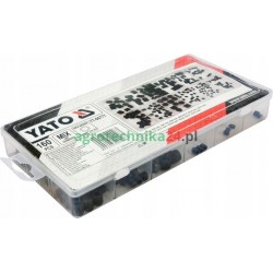 Yato YT-06777 Śruby imbusowe bez łba mix 160 sztuk