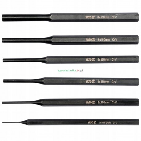 Yato Zestaw Wybijaków 1.5-8mm CrV 6szt. YT-47121
