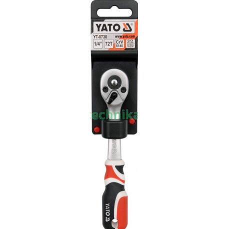 Grzechotka wygięta 1/4" Yato YT-0730
