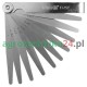 YATO 7221 szczelinomierz 200 mm 17 listków 0,02-1 mm