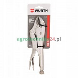 Szczypce zaciskowe półokrągłe 185 mm WURTH REDSTRIPE CRV