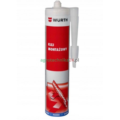 Würth klej montażowy uniwersalny do listew parapetów 310 ml