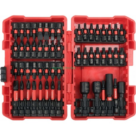 Bity Yato 54 szt. Philips, płaski, Pozidriv, Torx 25/50 mm 1/4