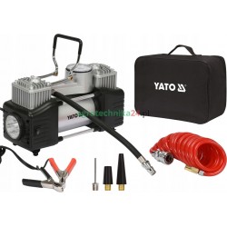 KOMPRESOR SAMOCHODOWY Z LAMPĄ LED, 250W YATO