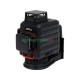 LASER ZIELONY DWUNASTOLINIOWY LINIOWY 3D