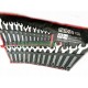Klucze płasko-oczkowe zestaw płachta 6-32 mm 25 szt 42-48 HRC