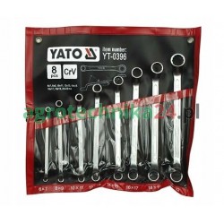 Klucz oczkowy Yato stal chromowo-wanadowa 8 szt. 6-22 mm