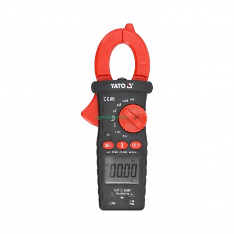 Yato miernik cęgowy True RMS AC 600A